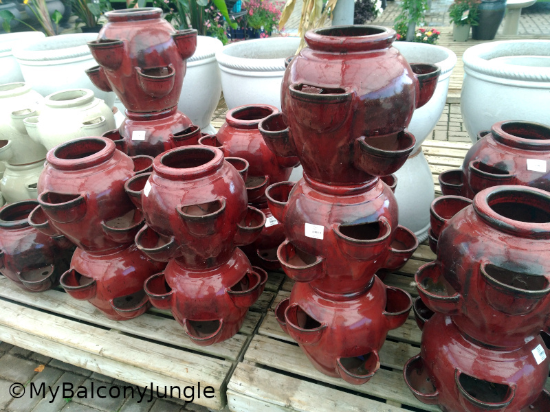 strawberry pots